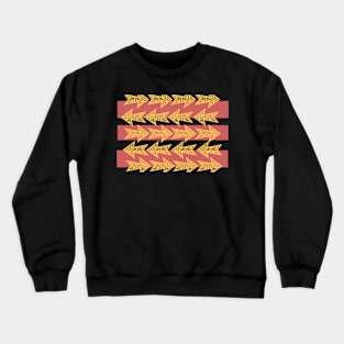 Seamless Arrow Pattern Crewneck Sweatshirt